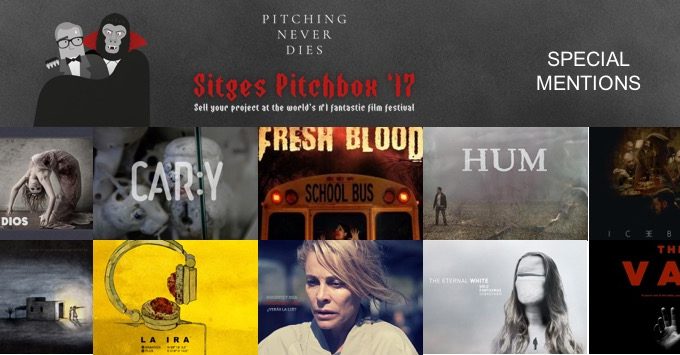 Menciones especiales de Sitges Pitchbox 2017
