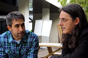 Aitor Eneriz y Haritz Zubillaga. Foto: Bloguionistas