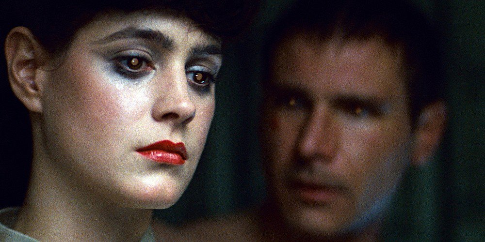 Sean Young y Harrison Ford en Blade Runner