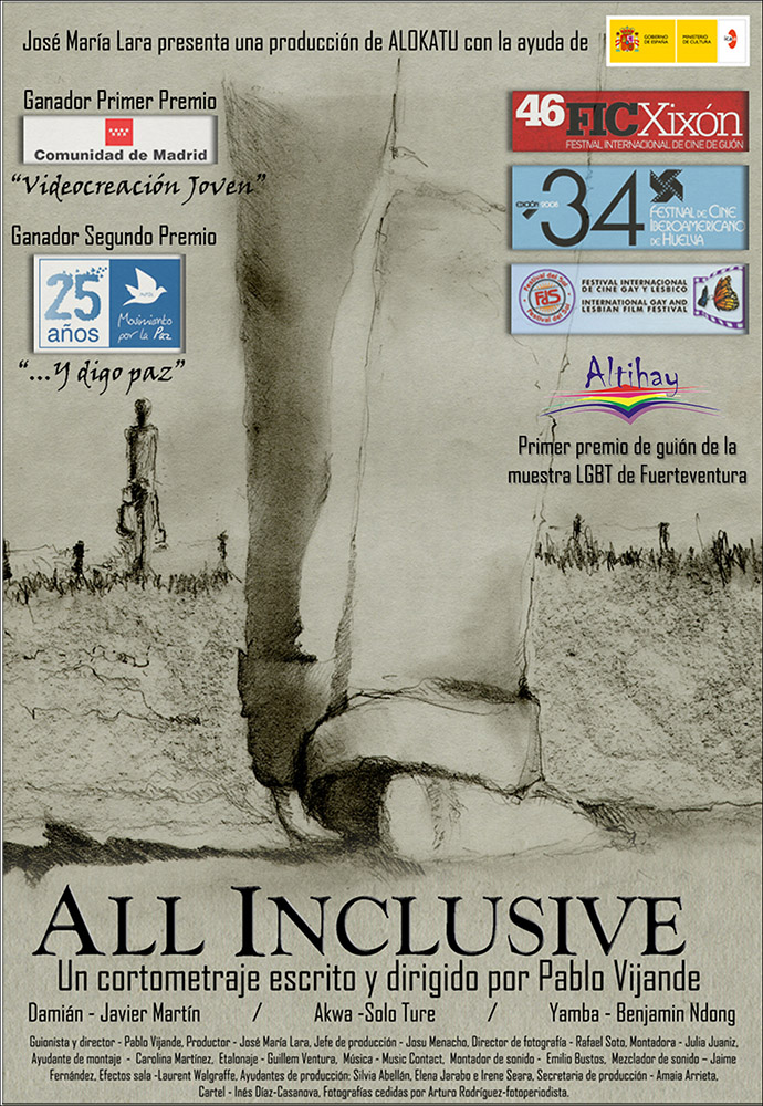 Cartel del cortometraje All Inclusive